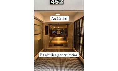 ¡Viví en el Centro! Amplio Dpto de 3 Dorm y 2 Baños sobre Calle Colón