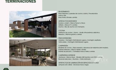 Departamento 3 ambientes VENTA, Barrio  Saint Thomas Sur, CANNING, JARDIN