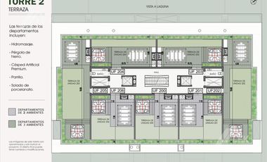 Departamento 3 ambientes VENTA, Barrio  Saint Thomas Sur, CANNING, JARDIN