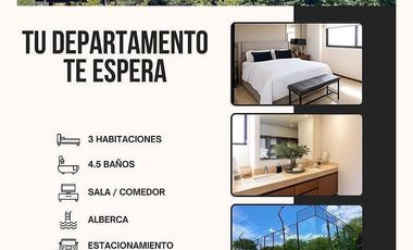 Exclusivo Departamento en Parque Tuunich Temozón Merida