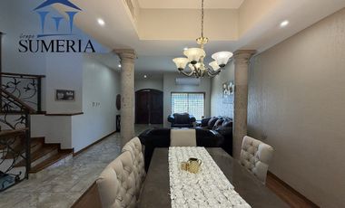 Casa en Renta Amueblada de 4 Recámaras con Vista al Campo de Golf