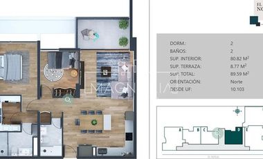 Departamento en Venta en sector mar jonico