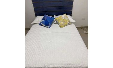 Apartamento amoblado alquiler Tuluá Villa Campestre 1 alcoba con serv.