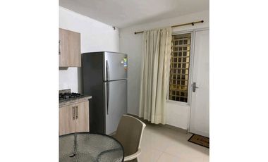 Apartamento amoblado alquiler Tuluá Villa Campestre 1 alcoba con serv.