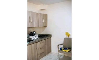 Apartamento amoblado alquiler Tuluá Villa Campestre 1 alcoba con serv.