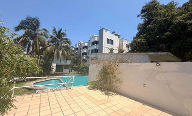 Departamento en renta en Veracruz  amueblado con 3 Hab. Conjunto Riviera del Río