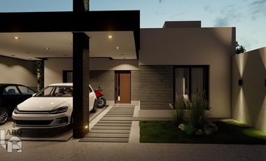 CASA EN OBRA. 2 DORMITORIOS. BARRIO PRIVADO