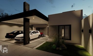 CASA EN OBRA. 2 DORMITORIOS. BARRIO PRIVADO