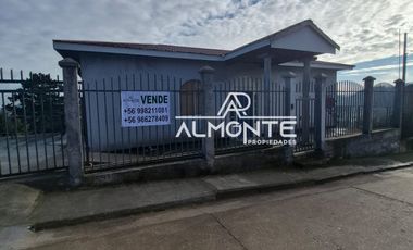 TERRENO CON CASA SEMITERMINADA DE 100 M2 VALLE NONGUEN