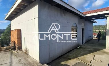 TERRENO CON CASA SEMITERMINADA DE 100 M2 VALLE NONGUEN