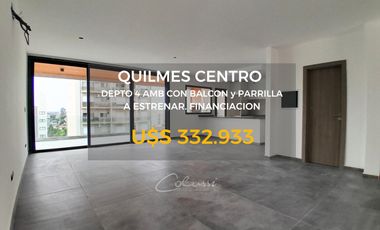 Departamento en Quilmes Centro 4 AMB CON BALCON TERRAZA Y PARRILLA