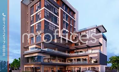 Se renta oficina en Obra gris Nivel 4 de 124.59 m2 Zona San Jeronimo