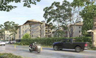 Departamento con parrilla propia y piscina en complejo cerrado