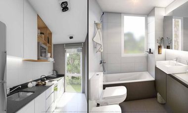 Departamento con parrilla propia y piscina en complejo cerrado