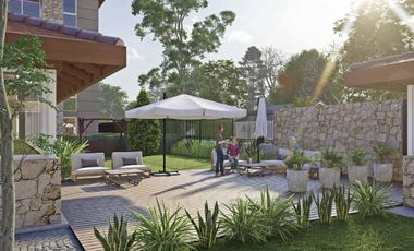 Departamento con parrilla propia y piscina en complejo cerrado