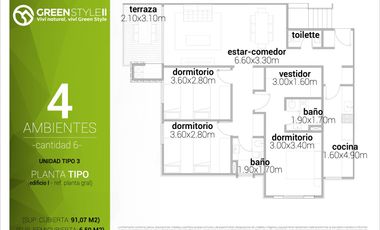 Departamento con parrilla propia y piscina en complejo cerrado