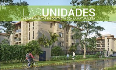 Departamento con parrilla propia y piscina en complejo cerrado