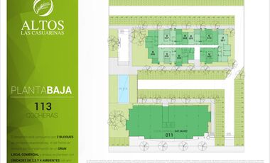 Departamento - Loma Verde 3 ambientes con balcón Parrilla en Complejo cerrado