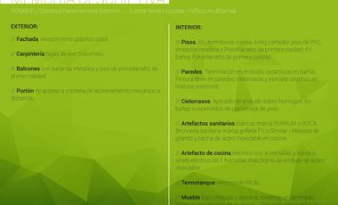 Departamento - Loma Verde 3 ambientes con balcón Parrilla en Complejo cerrado