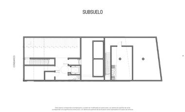 Departamento 2 ambientes en construcción balcón grande con lavadero, baño y toilette.