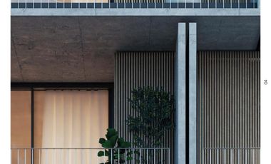 Departamento 2 ambientes en construcción balcón grande con lavadero, baño y toilette.