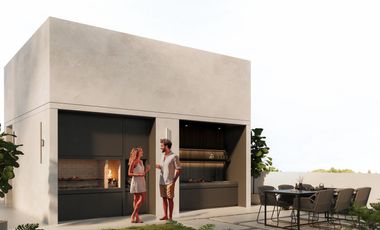 Departamento 2 ambientes en construcción balcón grande con lavadero, baño y toilette.