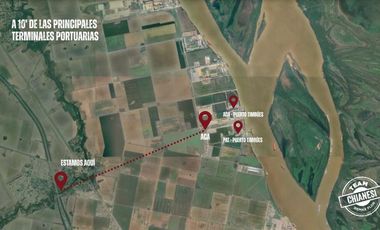 VENDE IMPORTANTE LOTE a metros del Río Carcaraña
