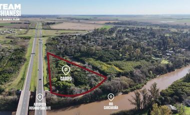 VENDE IMPORTANTE LOTE a metros del Río Carcaraña