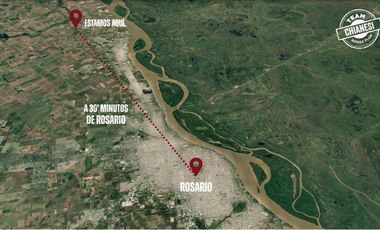 VENDE IMPORTANTE LOTE a metros del Río Carcaraña