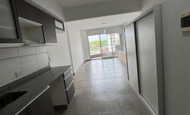 hermoso mono ambiente super amplio con balcon -  placard y aire acondicionado - sum y laundry