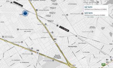ALQUILER - Predio Logistico e Industrial en Garín - Escobar - GBA Zona Norte - 3.162 M2