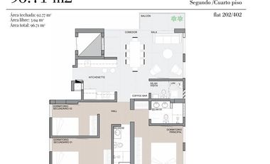 Vendo moderno departamento en Urb. Alborada - Surco