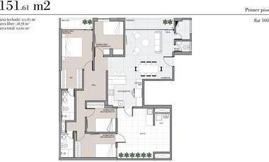 Vendo moderno departamento en Urb. Alborada - Surco