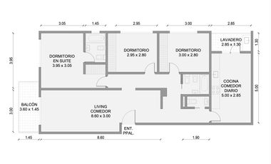 Venta  Departamento 4 ambientes centro villa ballester