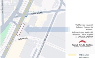 Renta locales comerciales sobre Vía Morelos, Xalostoc; Ecatepec de Morelos