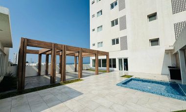 Departamento en renta en Veracruz en Torre Colinas Amueblado Boca del Río
