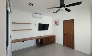 CASA EN RENTA AMUEBLADA AL NORTE DE MÉRIDA  CHOLUL  PRIVADA LUNARE