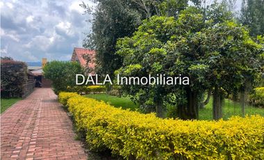 SE ARRIENDA CASA CAMPESTRE EN CAJICA