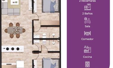 Departamento en Jardines de Virginia