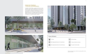 DEPTO EN PASEO DEL MOLINO 2 DORM CANCELADO