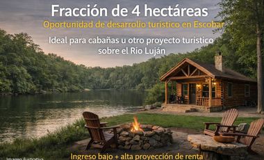 OPORTUNIDAD DE INVERSIÓN – 4 HECTÁREAS SOBRE EL RÍO LUJÁN EN ESCOBAR