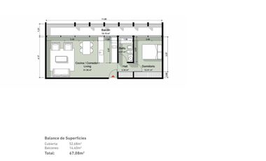 Venta Depto 2 amb c/balcón/vista al Rio, Vte Lopez