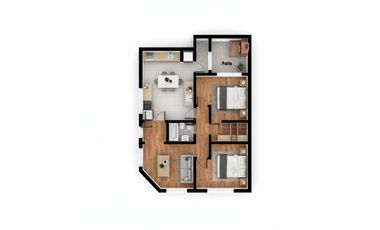 Venta Ph 3 ambientes y patio Victoria