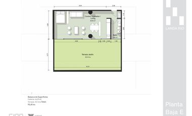 Venta loft en Vicente López con jardín