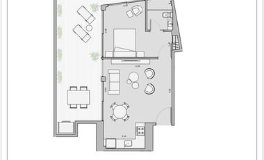 VENTA DEPTO 2 AMB PALERMO TERRAZA PROPIA