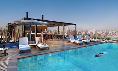 Venta 2 ambientes con gran terraza Palermo