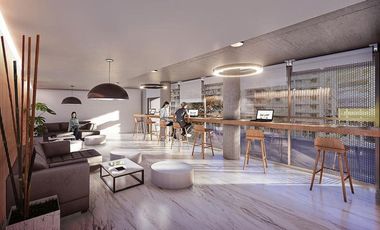 Venta 2 ambientes con gran terraza Palermo