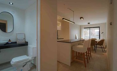 Venta departamento 2 AMB, con cochera a estrenar.