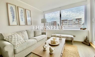 Las Encinas, Concón. Departamento con gasto común incluidos.