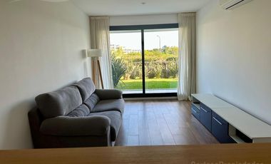 Departamento en venta o alquiler Puerto Escondido, edificio Vilago PB con jardín